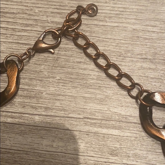 Brownish bronze necklace - Picture 3 of 3